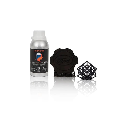 Liqcreate Premium Black Resin for 3D Printing - 1kg