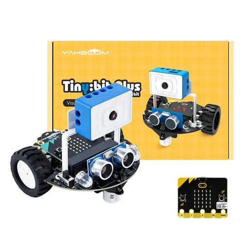 Yahboom Tiny:bit Plus smart car compatible with Micro:bit V2 (incl.)