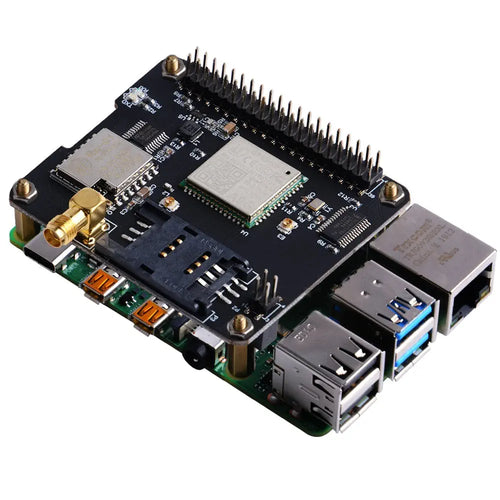 Docker Pi IoT Node(A) w/ GPS, BDS, GSM, & LoRa Compatibility for Raspberry Pi