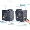 52Pi ABS Mini Tower Kit w/ Ice Tower Cooler for Raspberry Pi 5
