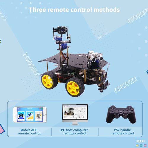 Yahboom 4WD Smart Robot w/ AI Vision Features for Raspberry Pi 4B (w/o Raspberry Pi 4B Board)