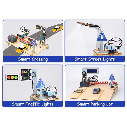 ACEBOTT ESP32 Smart STEM Transportation Kit Compatible w/ Arduino