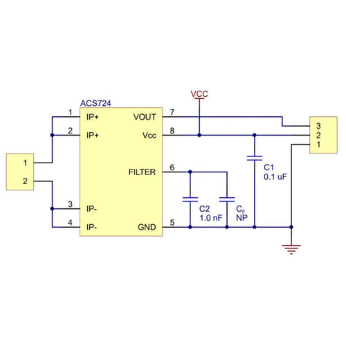 Pololu ACS724 Current Sensor Carrier (0-10A)