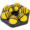 TTS 18 Bee-Bot Programmable Floor Robots See &amp; Say Version with FREE 3 Docking Stations &amp; USB Cable - STEM Coding Robotics Kit for Classroom Learning | Age 3+