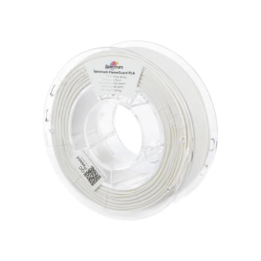 Polar White - Spectrum FlameGuard PLA Filament - 1.75mm, 1kg