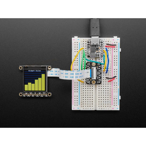 Adafruit 1.3 Inch 240x240 Wide Angle TFT LCD Display w/ MicroSD - ST7789