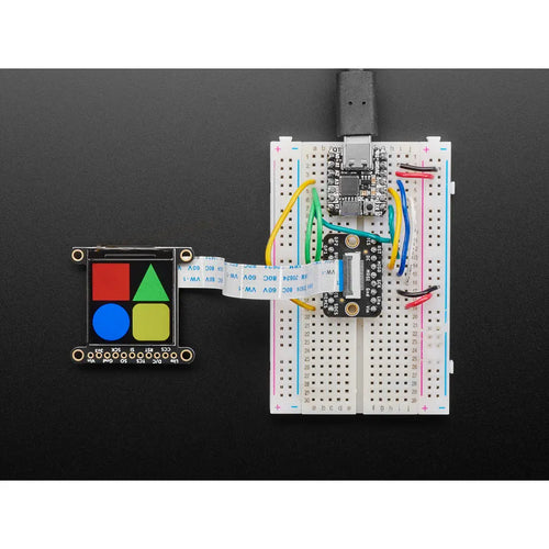 Adafruit 1.3 Inch 240x240 Wide Angle TFT LCD Display w/ MicroSD - ST7789