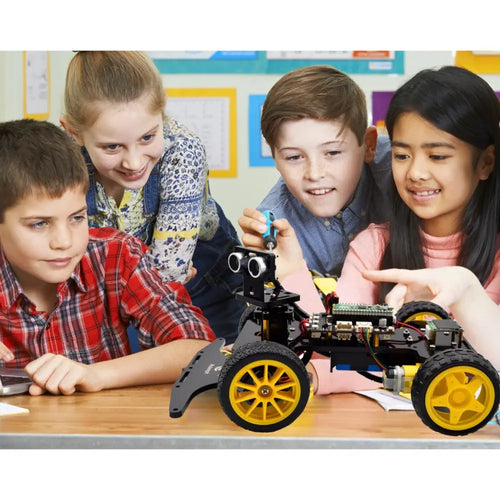 Adeept Smart RC Car Kit for RPi Pico w/ Line Tracking, Obstacle Avoidance, Display