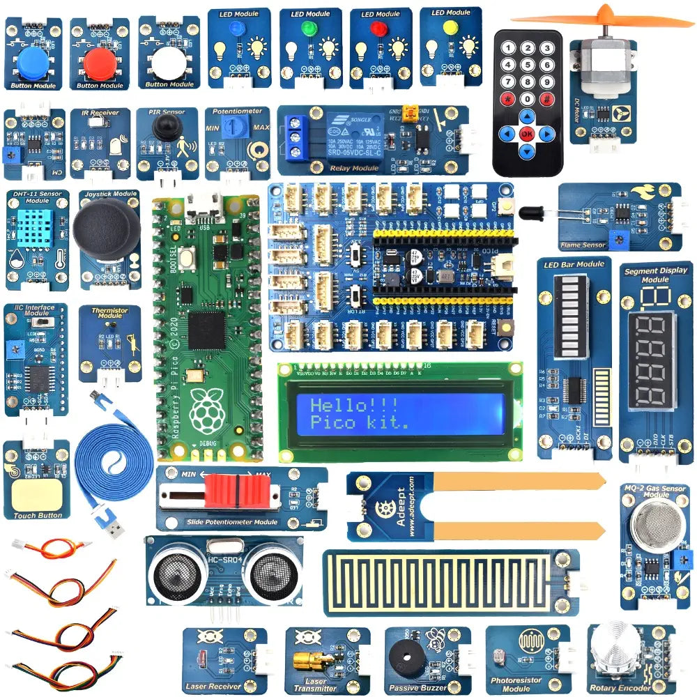 Adeept Ultimate Sensor Kit for Raspberry Pi Pico w/ Pico