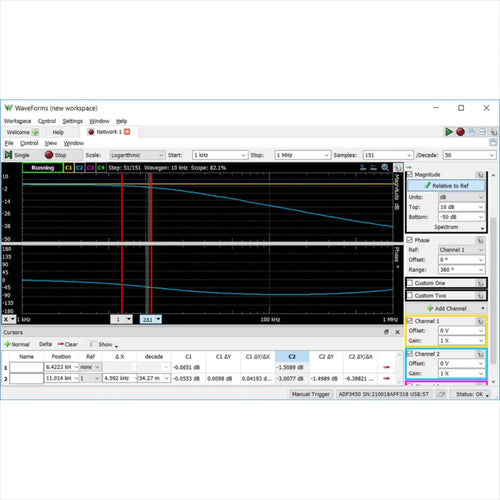 Analog Discovery Pro 3000 Series Portable High Res Oscilloscopes (w/ Probes)