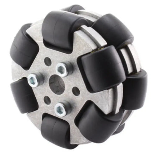 AndyMark 3in. Dualie Aluminum Omni Wheel w/ 3/8 Hex Bore