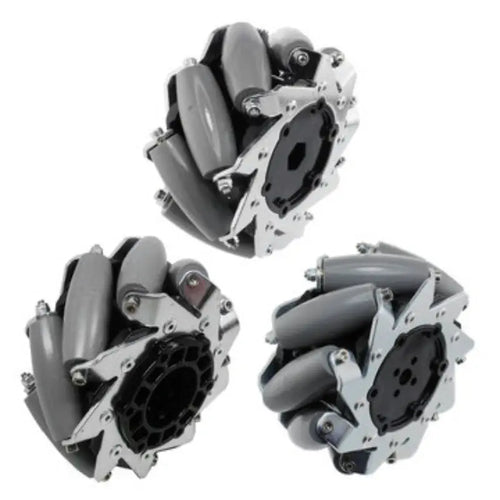 AndyMark 4in. HD Mecanum Wheel Nub Bore, Left