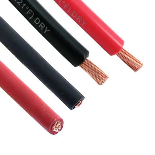AndyMark 6 Gauge Wire - 10ft Length, Red, Flexible EPDM