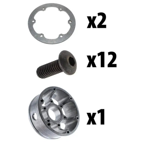AndyMark 8in. HD Pneumatic Wheel Hub Assembly 1.125in. Bearing Bore