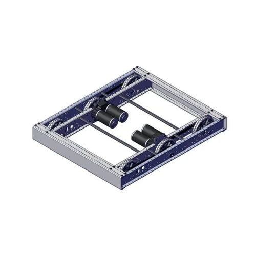 AndyMark AM14U5 - 6 Wheel Drop Center Robot Drive Base w/ Gear Ratio 7.31:1 - 2024 FIRST Kit of Parts Chassis