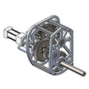 AndyMark EVO Shifter am14u Family Hex Shaft, StageA 2 Stage - 22.67:1 Ratio, StageB 2 Stage - 10.86:1 Ratio