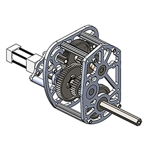 AndyMark EVO Shifter am14u Family Hex Shaft, StageA 2 Stage - 07.56:1 Ratio, StageB 2 Stage - 22.67:1 Ratio