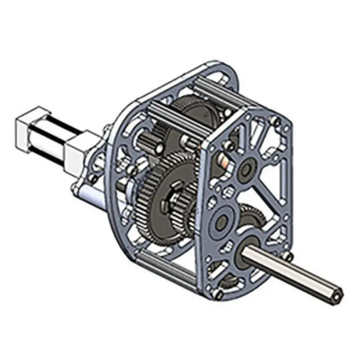 AndyMark EVO Shifter Short Keyed Shaft, StageA 2 Stage - 06.00:1 Ratio, StageB 2 Stage - 22.67:1 Ratio
