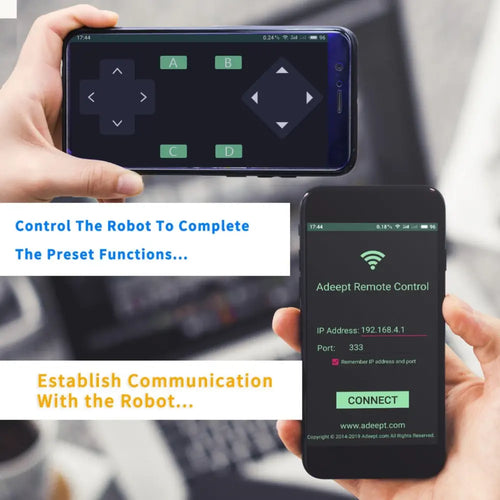 Adeept AWR-A 4WD Smart WiFi Robot Car Kit for Arduino Uno R3