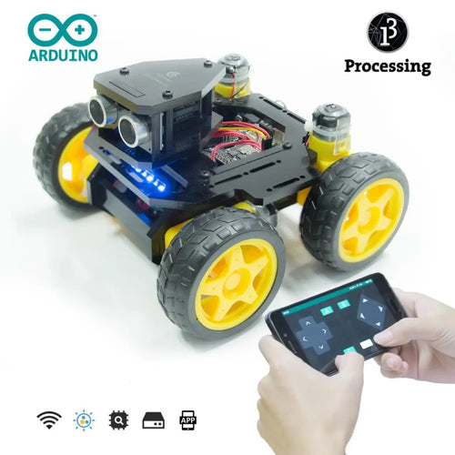 Adeept AWR-A 4WD Smart WiFi Robot Car Kit for Arduino Uno R3