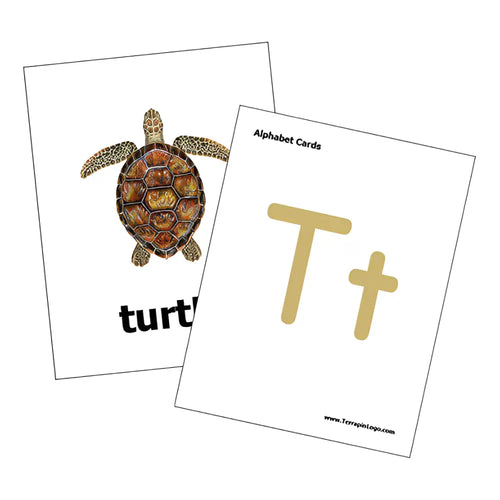 Terrapin Alphabet Cards Set for Bee-Bot and Blue-Bot Coding Floor Robots Class Accessories