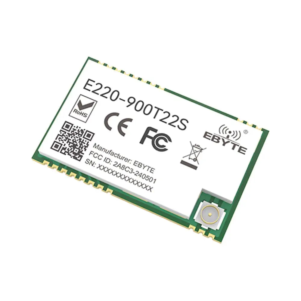 E220-900T22S LoRa E220 Module LLCC68 chip 22dBm ISM band 850.125~930.125MHz LoRa Spread Spectrum SMD IPEX Antenna Anti-interference
