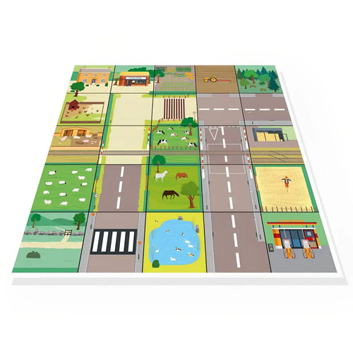 TTS 2 Blue-Bot Programmable Robot with FREE  Countryside Activity Mat - See &amp; Say Version - Educational STEM Learning Coding Robotics for Kids Age 3+