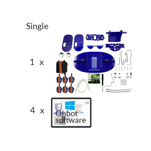 Ohbot Coding Robot Kit 2.1 Kit (MS Windows) | Programming &amp; Learning Robot Toy| Above 7 years