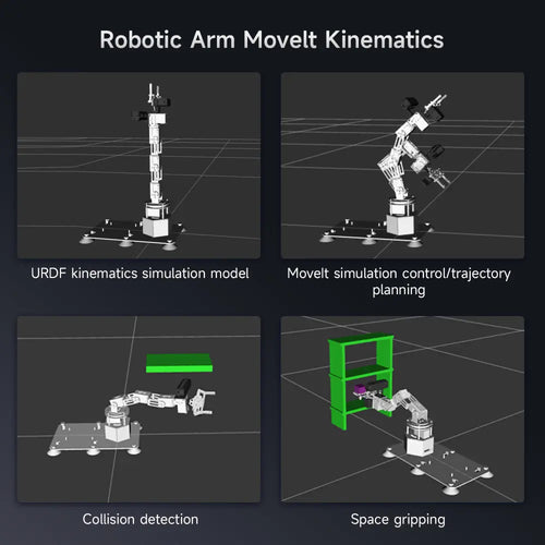 Yahboom DOFBOT Pro 3D Depth Vision Robotic Arm-Standard Version with Jetson NANO 4GB SUB Board