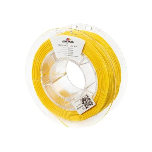 Spectrum Filaments Bahama Yellow 1.75mm S-Flex 90A TPU Filament - 0.25 kg