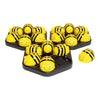 TTS 18 Bee-Bot Programmable Floor Robots See &amp; Say Version with FREE 3 Docking Stations &amp; USB Cable - STEM Coding Robotics Kit for Classroom Learning | Age 3+