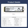 256G M.2 NVMe Solid State Drive