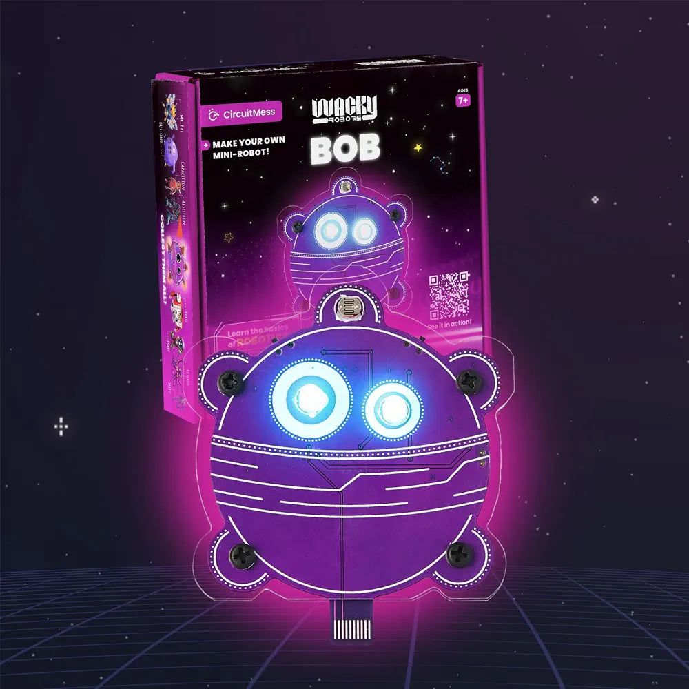 CircuitMess Wacky Robots - DIY mini robots - Bob, Learn about Light, Resistance and Ohm's Law