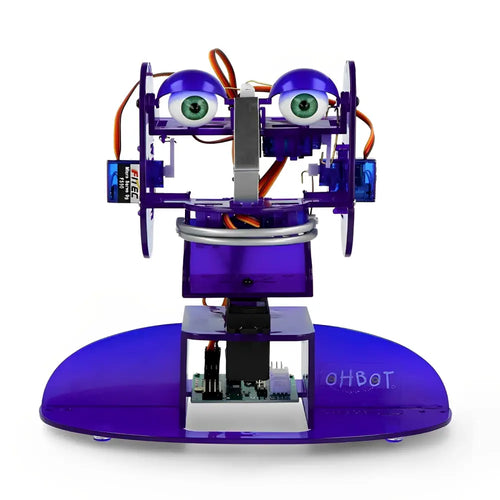 Ohbot 2.1 Assembled Programmable Robot for Kids, Text-to-Speech, Educational STEM Coding Toy