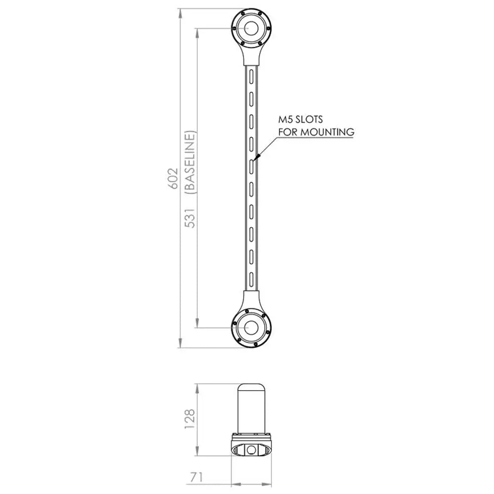 SNS100 Duo - Depth-Rated Global Navigation and Heading Module