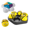 TTS Bee-Bot Class Pack - 6 Programmable Floor Robots See &amp; Say Version, STEM Coding &amp; Collaborative Learning - FREE Glow &amp; Go Light-Up Robot, Docking Station | Ages 3+
