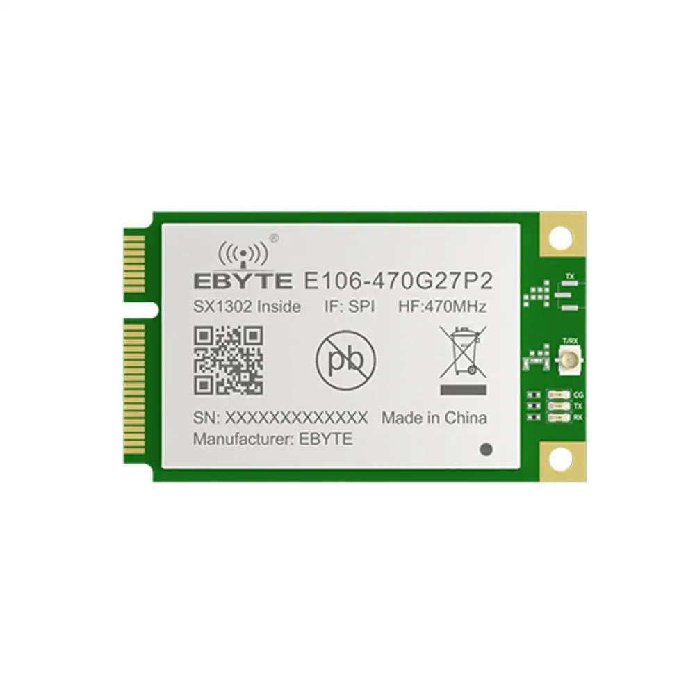 E106-433G27P2 Lora module Sx1302 wireless Lora gateway RF SPI interface 433Mhz