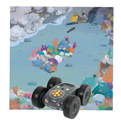 TTS Rugged Coding Robot Set w/ Coral Reef Mat