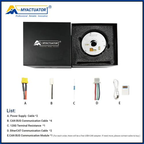 RH-25EtherCAT+CAN BUS Harmonic joint motor Robot joint motor Large hollow design High precision high torque harmonic reducer