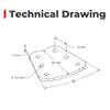 2X3 120° Plate Package