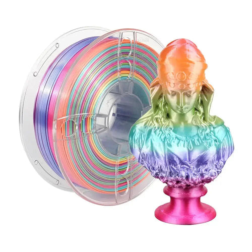 Type B Rainbow Silk PLA Filament - 1.75mm, 1 kg
