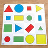 TTS Math &amp; Geometry Mat Bundle - Number Line, Shapes Colour &amp; Size, 3D Shapes Mats - Bee-Bot &amp; Blue-Bot Compatible Coding Robot Floor Mats - STEM Learning Set