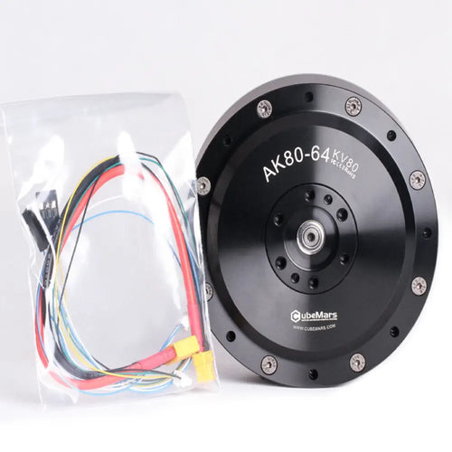 Cubemars AK80 64KV80 BLDC Motor for Robot w/ Integrated Encoder &amp; Driver