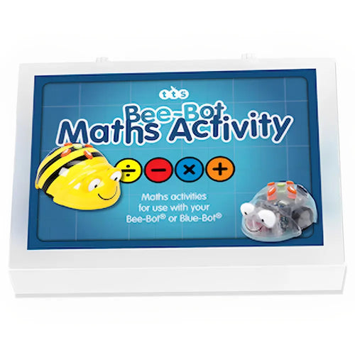 TTS Math Activity Cards Set of 30 for Bee-Bot or Blue-Bot Floor Robot Coding Toy, Educational Programming STEM Mathematics Classroom Activity Cards