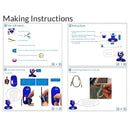 Ohbot 2.2 Kit ( Assembled) DIY Programmable Social Robot Support AI, STEM Educational Coding Robotics for Ages 7+