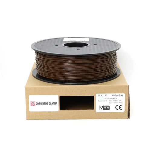 3D Printing Canada Coffee - Standard PLA Filament - 1.75mm, 1kg