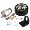 6V Metal Gearmotor 37D, 11PPR Encoder, 80D Wheels Kit - 6V, 18RPM