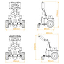 AI Vision Robot Nexbit, micro:bit Programming Educational Robot, Support WonderCam Smart Vision Module (Nextbit Smart Traffic Kit with microbit )