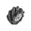Black Mecanum Wheel w/ Motor Shaft Coupling (60mm) - Right