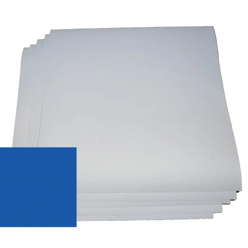 Blue Permanent Adhesive Vinyl Sheet 12" x 24" (5pk)